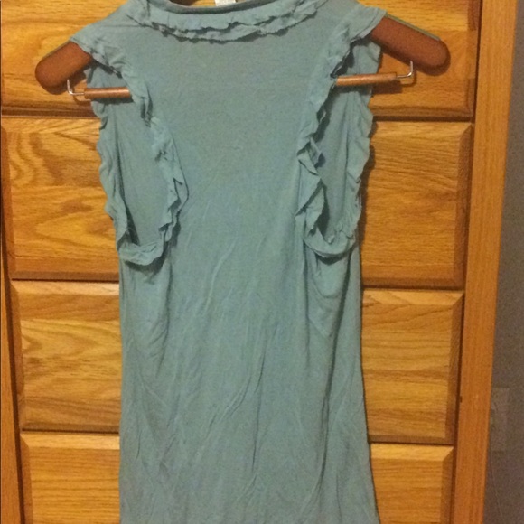 Kenar 100% Viscose baby blue tank size S - Picture 2 of 3